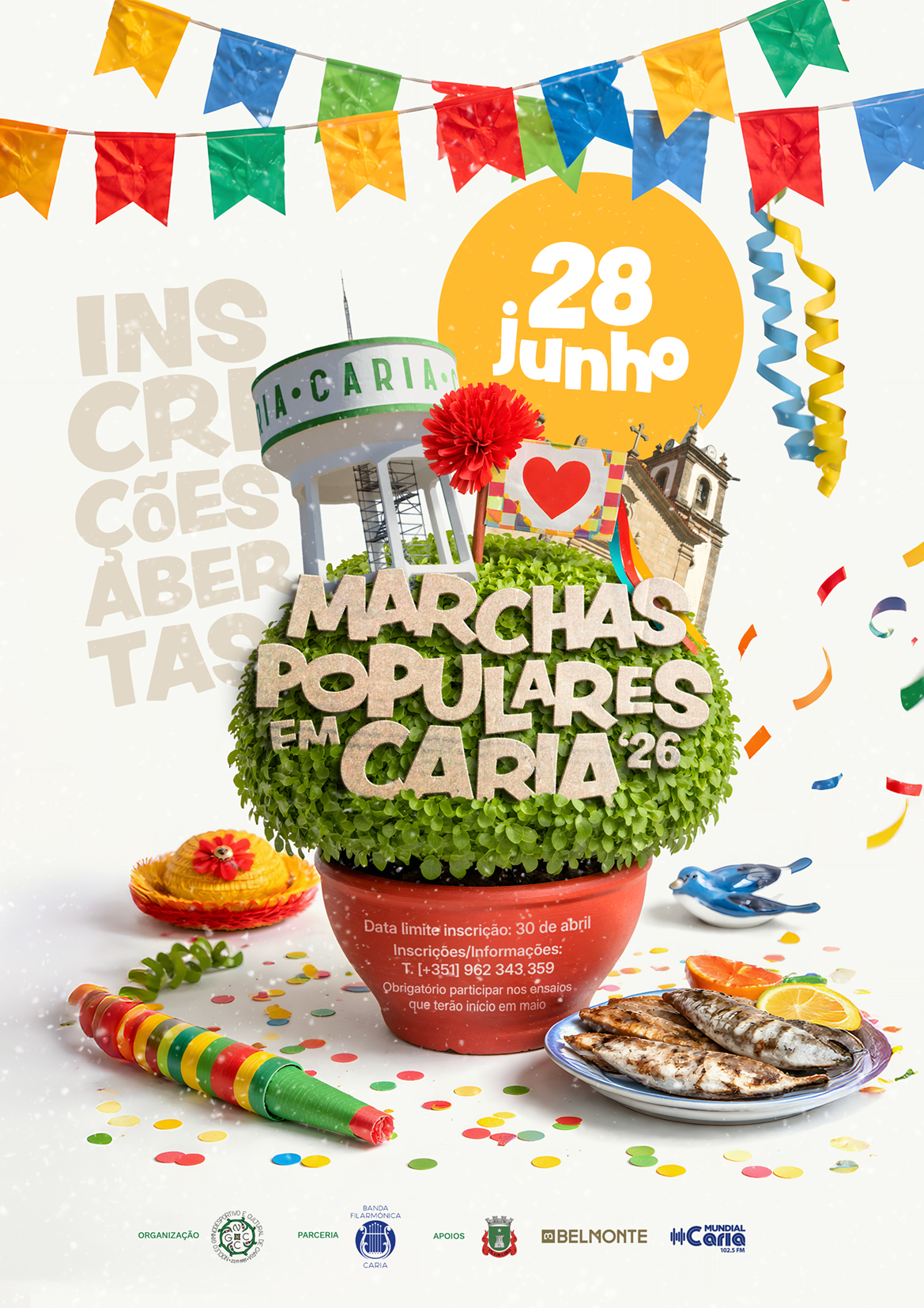 Marchas Populares em Caria 2026